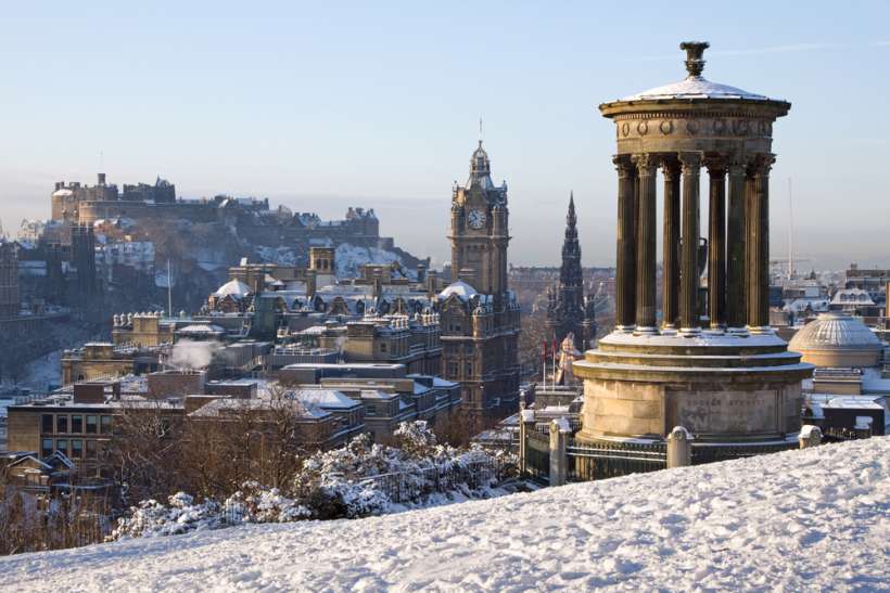 Edinburgh at winter