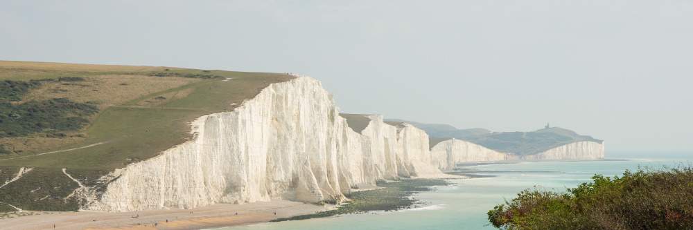 photo of the view from beachy head cliff in eastbourne